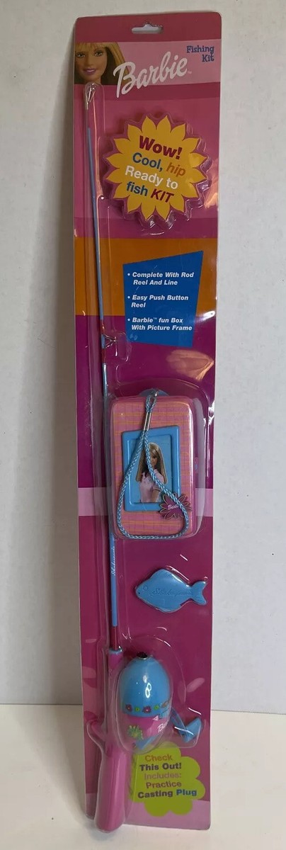 Shakespeare Barbie Casting Rod &Reel Children's Fishing Kit 2002 Fun Box w/frame | eBay Shakespeare Barbie Casting Rod &Reel Children's Fishing Kit 2002 Fun Box w/frame | eBay