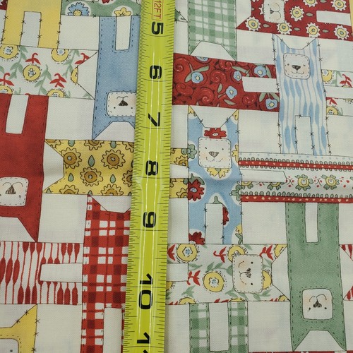 Alexander Henry Calico Cat Nicole De Leon 22" x 12" Cotton Fabric - Picture 4 of 5