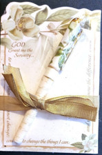 Gift Set Notepad & Pen AA "God Grant Me the Serenity..."
