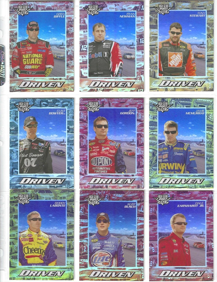 2007 High Gear DRIVEN--#DR 19 J J Yeley--ONE CARD ONLY! - Image 2 of 3