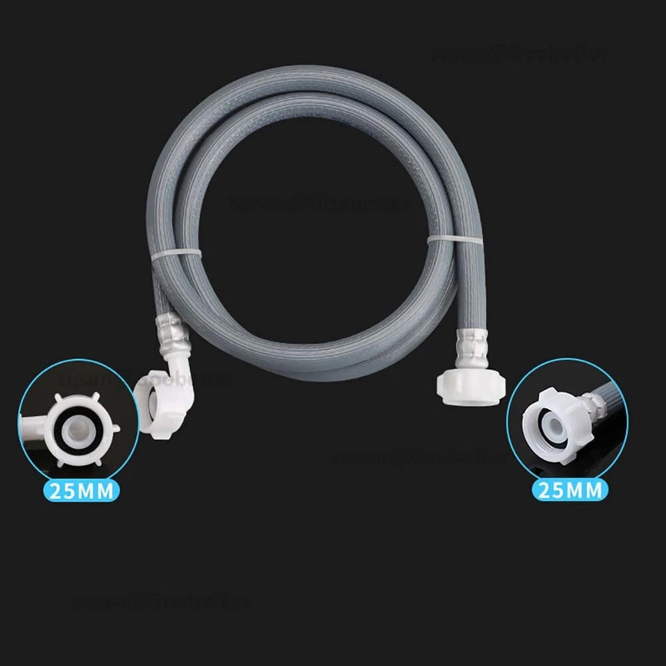 Washing Machine Dishwasher Inlet Pipe Water Feed Fill Hose Extra Long 0.6M - 8M - Image 4 of 4