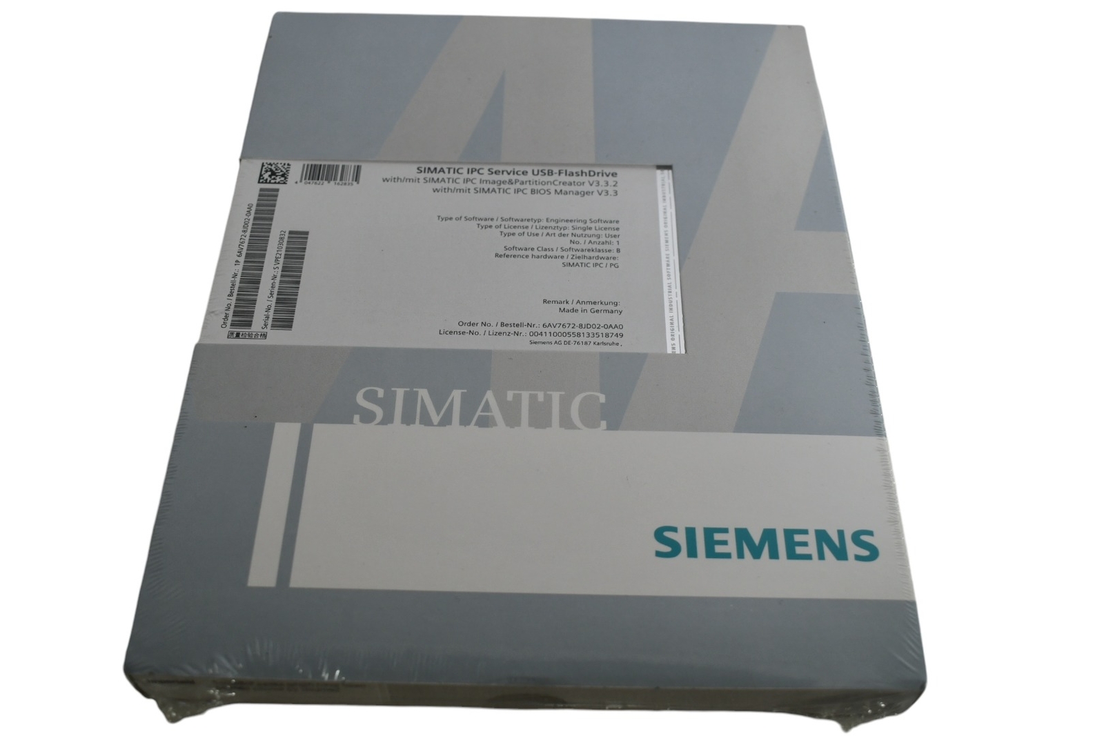 NEW Siemens 6AV7672-8JD02-0AA0 Service USB Flash Drive 16 GB, USB 3.0, BIOS Mana