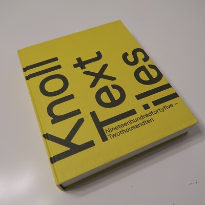 Knoll Textiles Book, 1945-2010. Volker, Ward and Tigerman, Bard College 2011