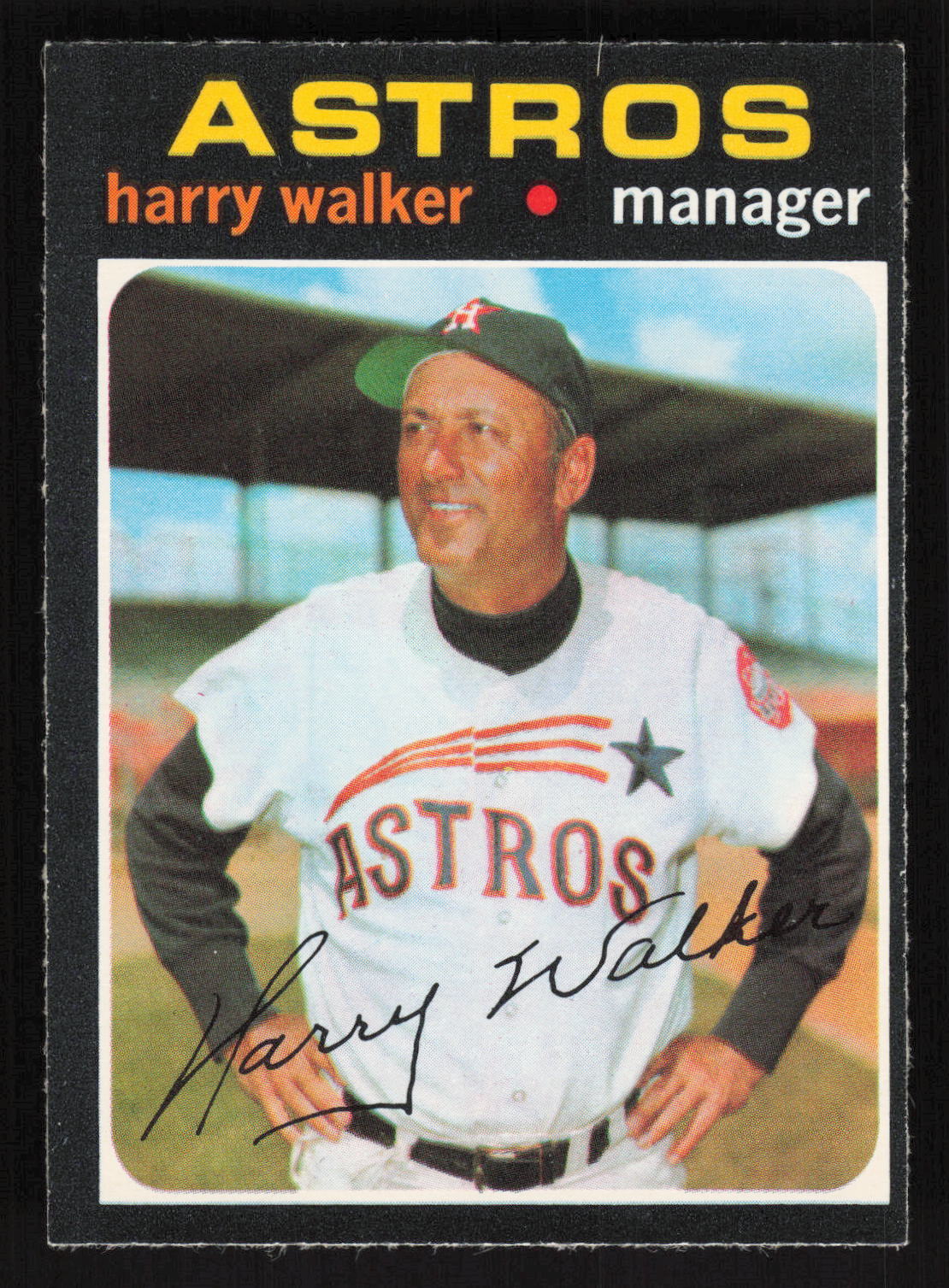1971 O-Pee-Chee OPC #312 Harry Walker Card CB