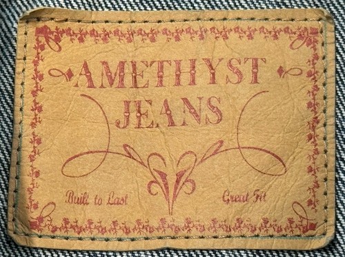 Amethyst Jeans Distressed Style Button-Up Denim Vest Women’s Large - Picture 2 of 8