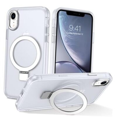 for iPhone XR Case Magnetic with Ring Stand[Compatible with
