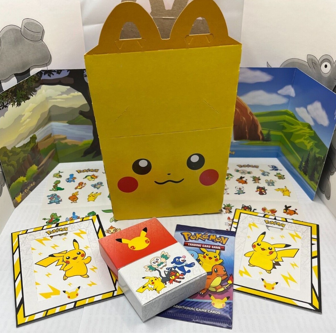 Pokemon McDonald&rsquo;s 25th Anniversary Happy Meal Toys COMPLETE SET 