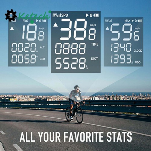 XOSS G+ GPS Bike Computer Bicycle Cycling Bluetooth ANT+ Wireless - Picture 16 of 24