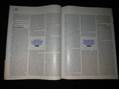 TIME Magazine June 17th 2019 Issue Building A Better Bernie + 3 Bumper Stickers - Bild 11 von 12