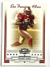 FRANK GORE San Francisco 49ers 2006 Donruss Threads Football Card #79