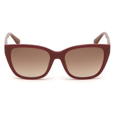 Guess GU7593 66F Red Cat Eye Plastic Sunglasses Frame 54-18-145 GU7593
