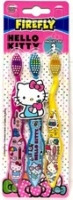 HELLO KITTY 3 PACK Soft Bristle Toothbrushes for Ages 6 Up 