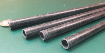 Fiberglass GPO3 Black Tube .500'' OD x .406'' ID x .047'' Wall x 36 Length, 4 Units