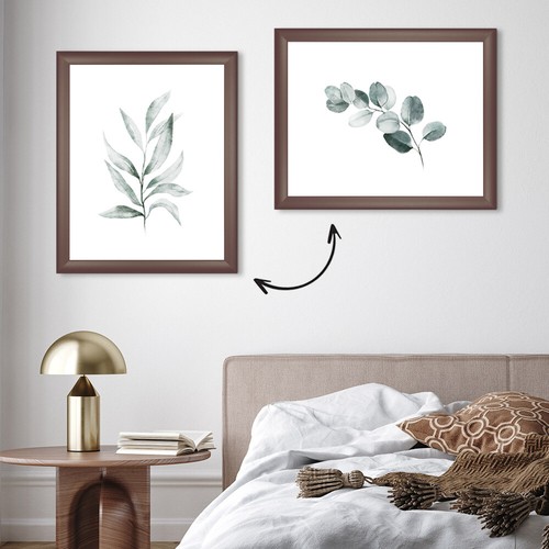 Bilderrahmen Corona in 15 Farben 100x100 modern Wechselrahmen NEU Poster Foto - Bild 51 von 52