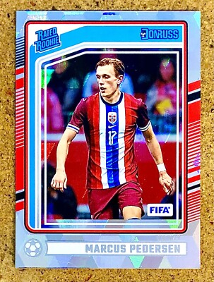 2024-25 Panini Donruss Soccer Silver Cubic Rated Rookie Marcus Pedersen #182