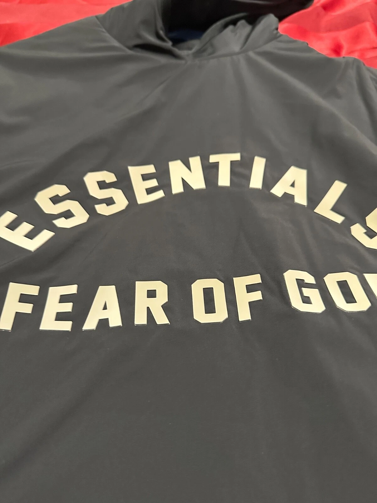 FEAR OF GOD felpa media con cappuccio essentials paura di dio