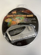 Portable AM/FM Flashlight radio New Sakar 2000 Action Tech Vintage 90  s