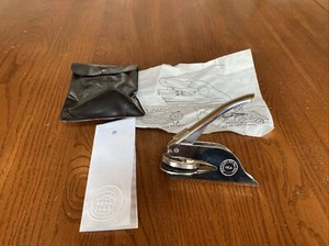 IDEAL Pocket Seal 1 Corporate Notary Embosser Stamp 1983 COPTO INC Pennsylvania