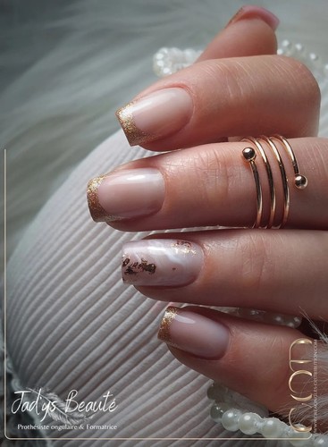My Color Nagellack Halb Permanent I Need You 90311 Golden Kupfer Diamantiert - Bild 2 von 4