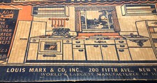 Very Rare 1950s/1960s Marx Playset Modern Kitchen Set Box