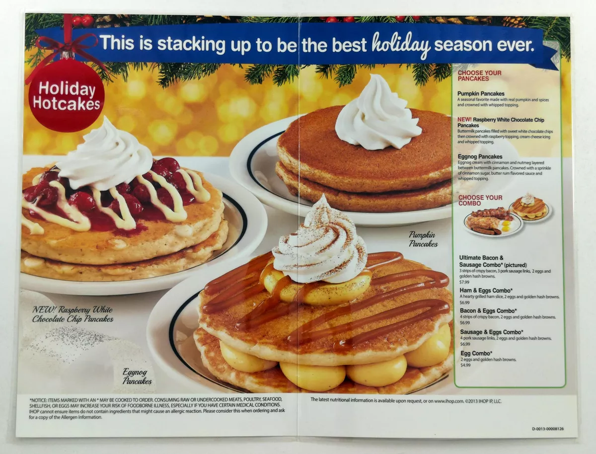 IHOP's Holiday Menu Is Here With New Pancakes