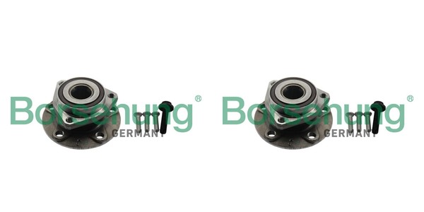 Borsehung 2X Radnabe Radlagersatz Vorne FüR VW Golf VI Skoda Yeti Octavia II-image