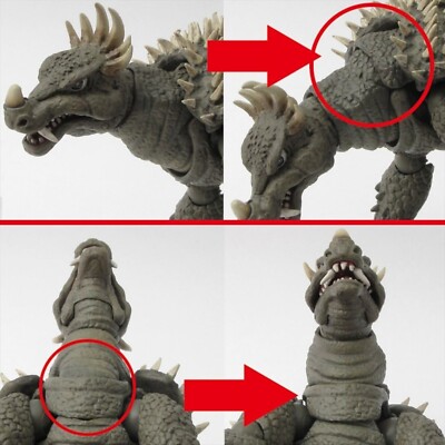 Scifi Revoltech 021 Anguirus Action Figure Godzilla Destroy All