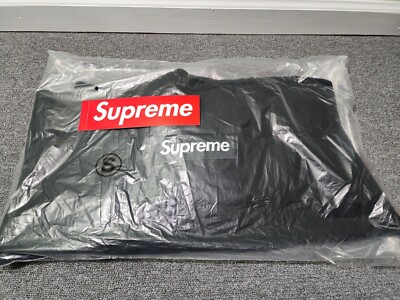 Supreme Box Logo Hooded Black Sweatshirt 2023 Men's Hoodie Sz