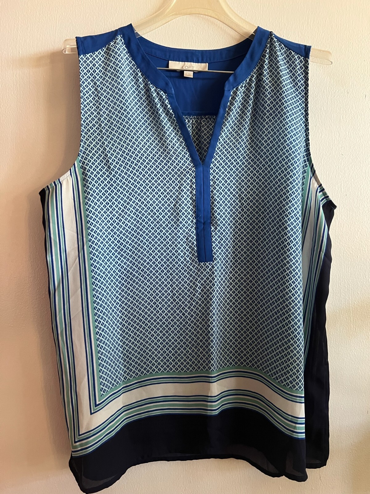ann taylor loft sleeveless blouse