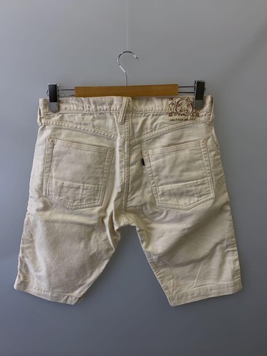 Pantalon Evisu Noir Imprimé Crème - Taille M - Coton - Occasion Bon état