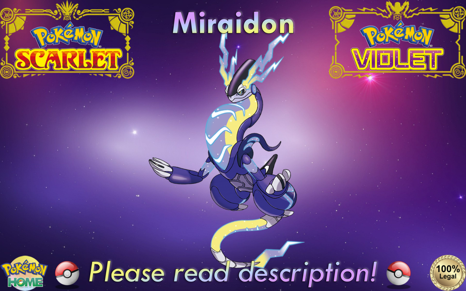 Shiny Miraidon Encounter - Pokémon Scarlet/Violet 