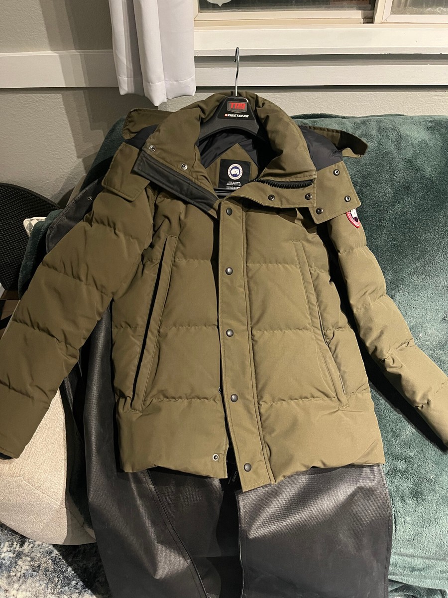 Canada Goose Wyndham Parka Military Green Used Wyndham Parka
