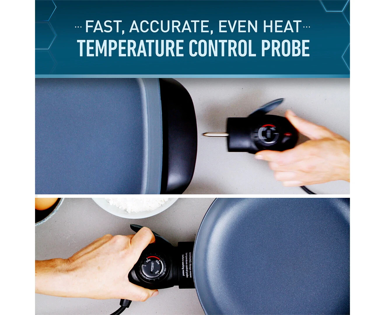 Sunbeam Electric Banquet Frypan Family Fry Pan & Skillet Heated