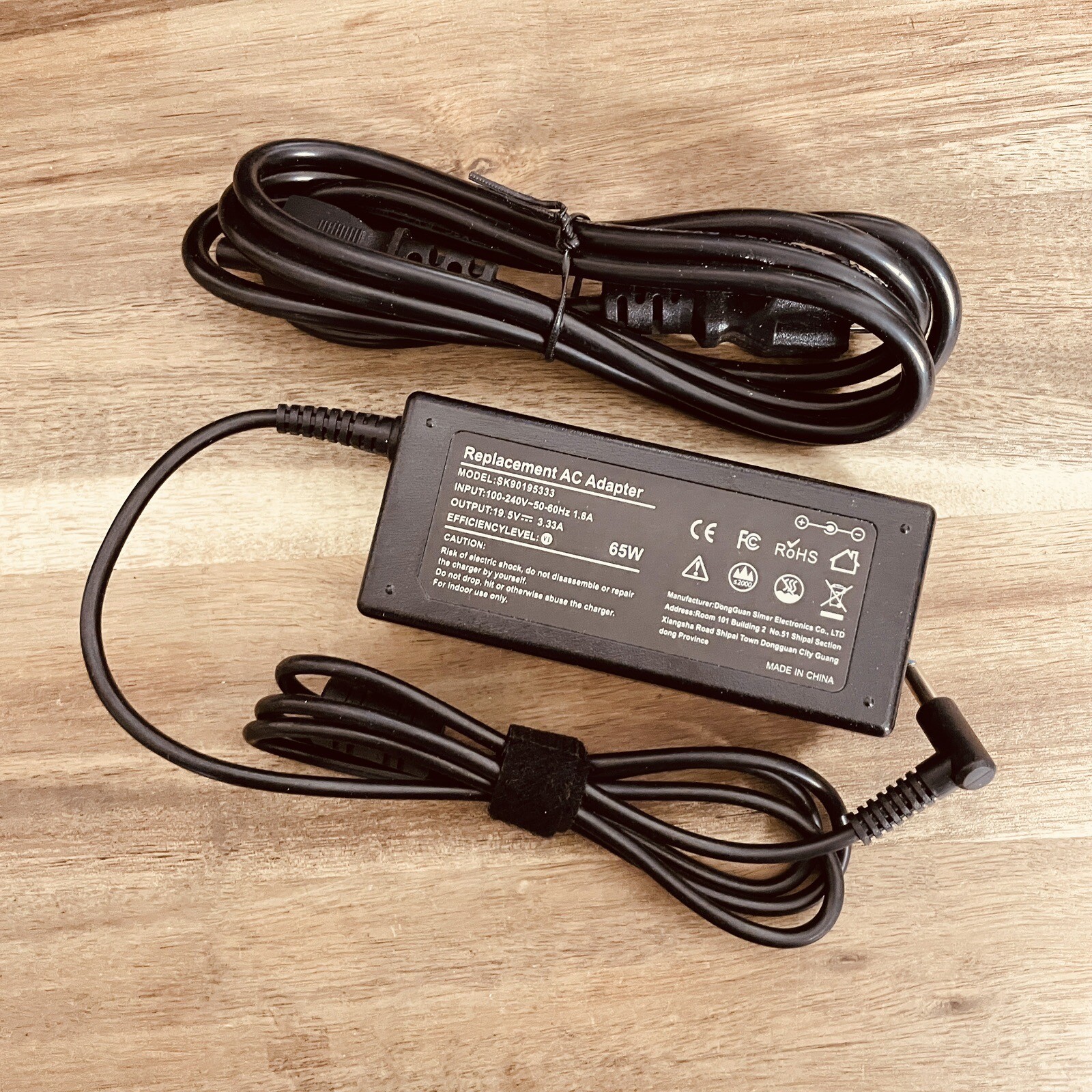 Replacement AC Adapter SK90195333 For HP 19.5V 3.33A 65W for HP