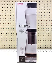Hario Shizuku Slow Drip Cold Brew Brewer! Ice Coffee Tea Pot Iced  Jar Carafe