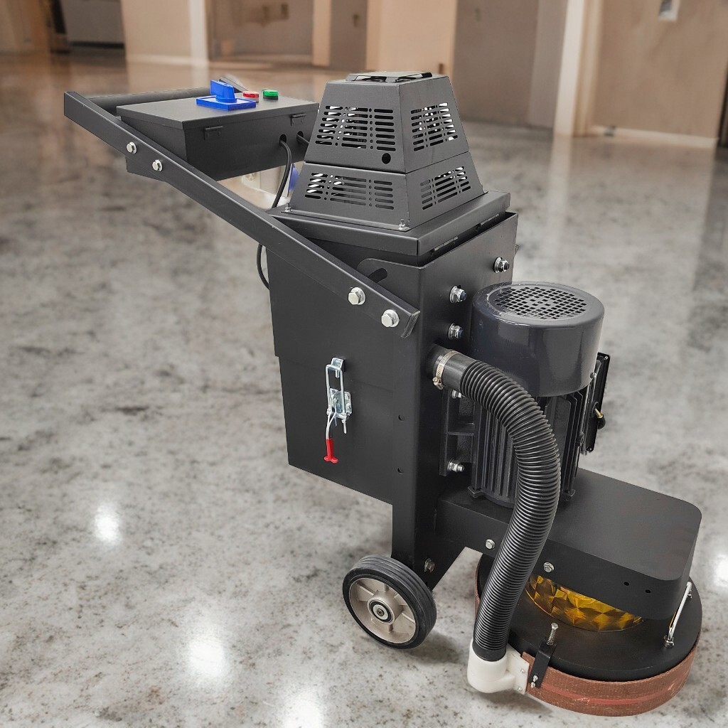 Powerful Cement Ground Epoxy Floor Grinder Polisher 220V 4 Grinding Head