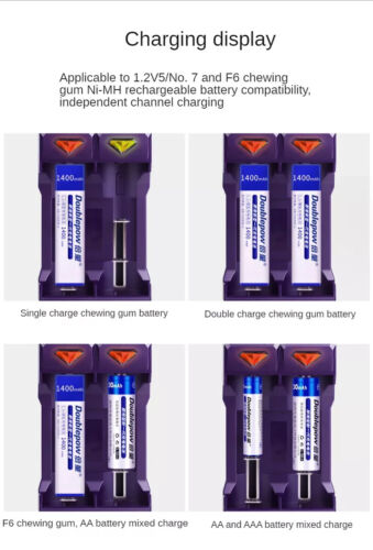 Gum Stick Gumstick 1.2v Batteries and USB Charger Combo - AU Post Sydney Stock - Picture 4 of 7
