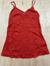 Farm Rio Slip Tunic Top  XXS Burnt Orange Viscose Material Summertime