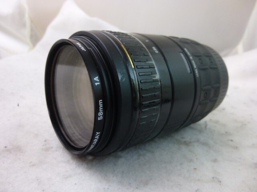 QUANTARAY SIGMA 70-300MM 4-5.6 MACRO 1:2 CANON EF TESTED DIGITAL MF ONLY NO AF - Picture 4 of 10