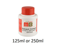 Solvent Weld Cement PVC ABS MUPVC Pipe Adhesive 125ml 250ml with Brush