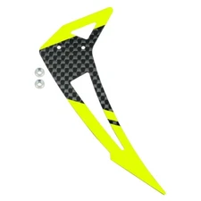 Microheli Carbon Fiber Vertical Fin "F" Style (YL) - BLADE REVOLUTION 235 CP
