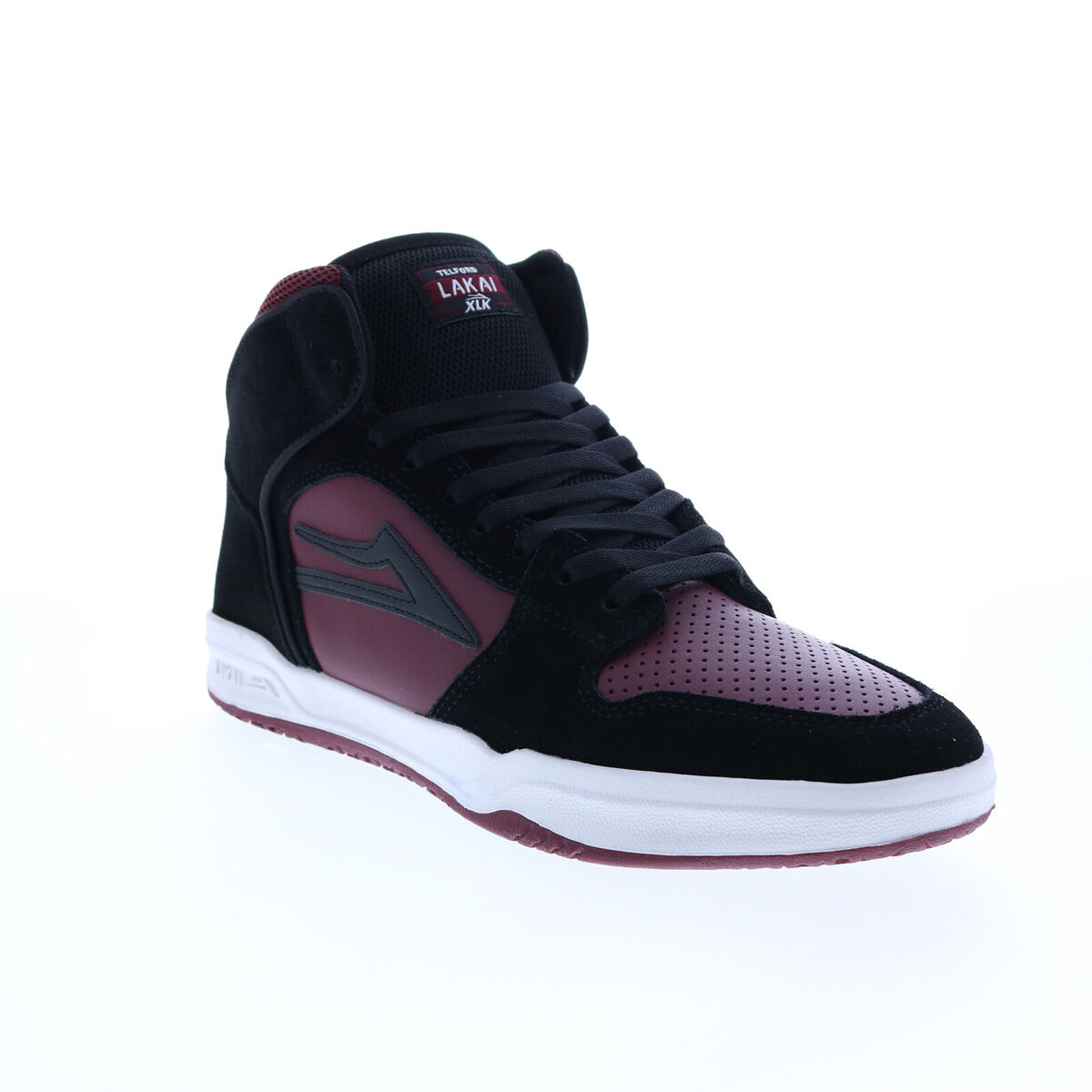 Lakai Telford MS4220208B00 Mens Black Suede Skate Inspired Lakai Telford MS4220208B00 Mens Black Suede Skate Inspired