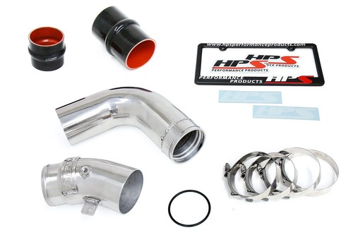Tubo de carga de intercooler de pulido HPS Turbo Boost para GMC 17-20 Sierra 3500HD 6,6 L - Imagen 3 de 3