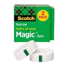 Scotch  Magic Transparent Tape, 810H2 1/2 in x 1296 in