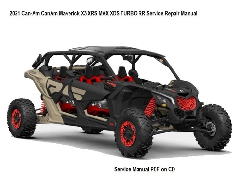 2021 Can-Am CanAm Maverick X3 XRS MAX XDS TURBO RR Service Repair Manual ON CD