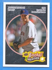 2008 Upper Deck Baseball Heroes Black #23 Jonathan Papelbon Red Sox