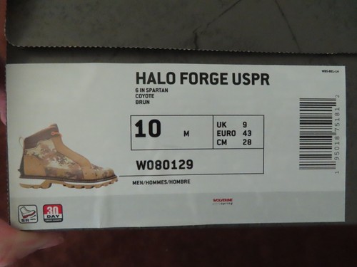 WOLVERINE HALO SPARTAN UNSC Limited Edition Leather Boots scorpion horvath 10 - Picture 8 of 8