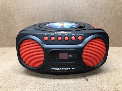 Power Rangers Megaforce Boombox Radio Cd Player Mp3