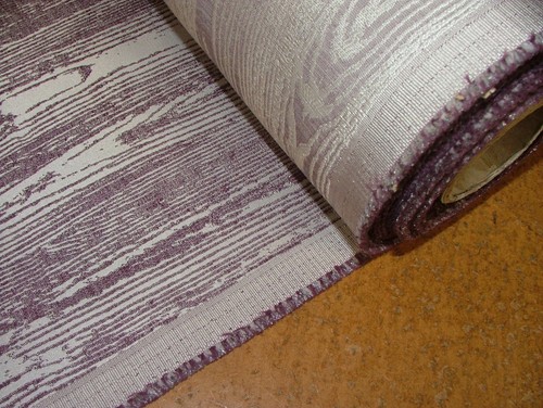 Tenda jacquard tessuto prugna venatura legno 15 metri tappezzeria cuscino tessuto - Foto 4 di 14