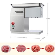 QX 4mm Meat Slicer Commercial Beaf Pork Cutter Process Machine Home Restaurant